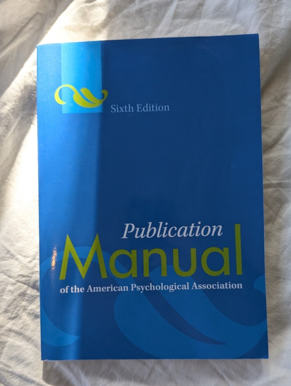Publication Manual Of The American Psychological Association 6th Edition